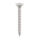 Exterior-Tite 4 x 40mm Countersunk Pozi PZ2 Woodscrew, Net Coat Silver. TFETCS4040