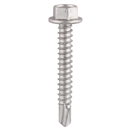 Timco 5.5 x 50mm (5/16" Hexagon Head) Self Drill Screws, Metal To Metal, Exterior Quality Plating For Steel 1.2-5.0mm Thickness L50