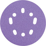 Trend Aluminium Oxide 125mm Random Orbit 120 Grit Sanding Discs, AB/125/120A, Pack of 10