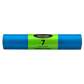 Heavy Duty Rubble Sacks / Bags 20" (510mm) x 30" (760mm) Roll of 7
