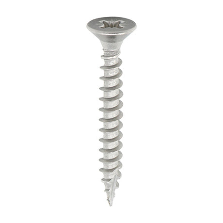 Timco 6.0 x 40 (12 x 1"1/2) Countersunk Pozi,  Woodscrew Stainless Steel A2 (304), 60040CLASS