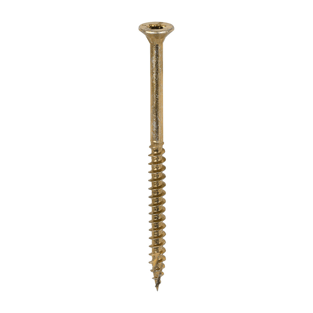 4.5 x 70 Timco Countersunk TX25 Clamp Fix C2 Woodscrews Yellow 45070C2C