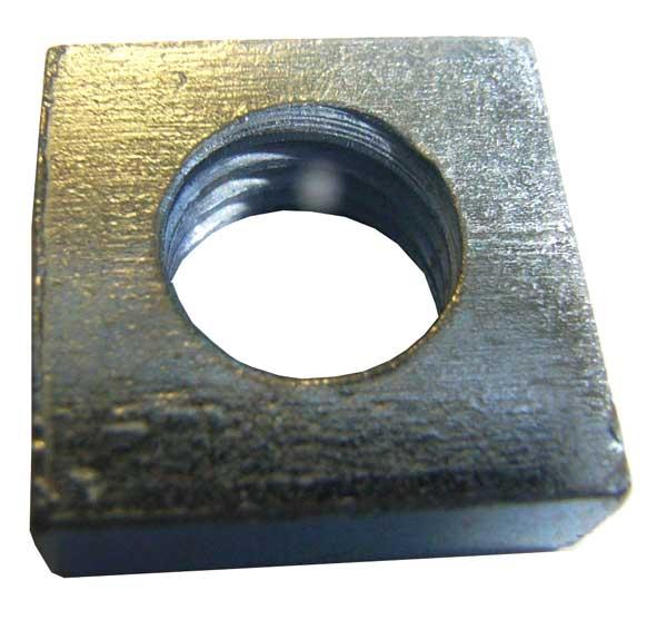 M5 Square Pressed Steel Nut DIN 562 (8.0 x 2.3mm) Zinc