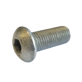 M16 x 35 Socket Button Screw, High Tensile Grade 10.9, Galvainsed, ISO 7380