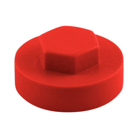 19mm Cover Cap Poppy to suit hexagon head self drill screws with 8mm 5/16" heads, 19mm washers
