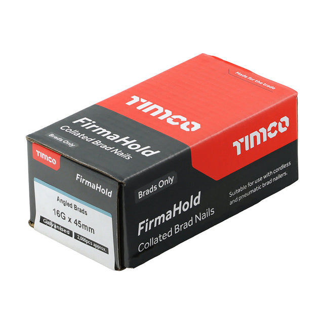 FirmaHold 16g x 45 Galvanised Angle *NO GAS* ABG1645 (Paslode compatible) 2000 nails per box