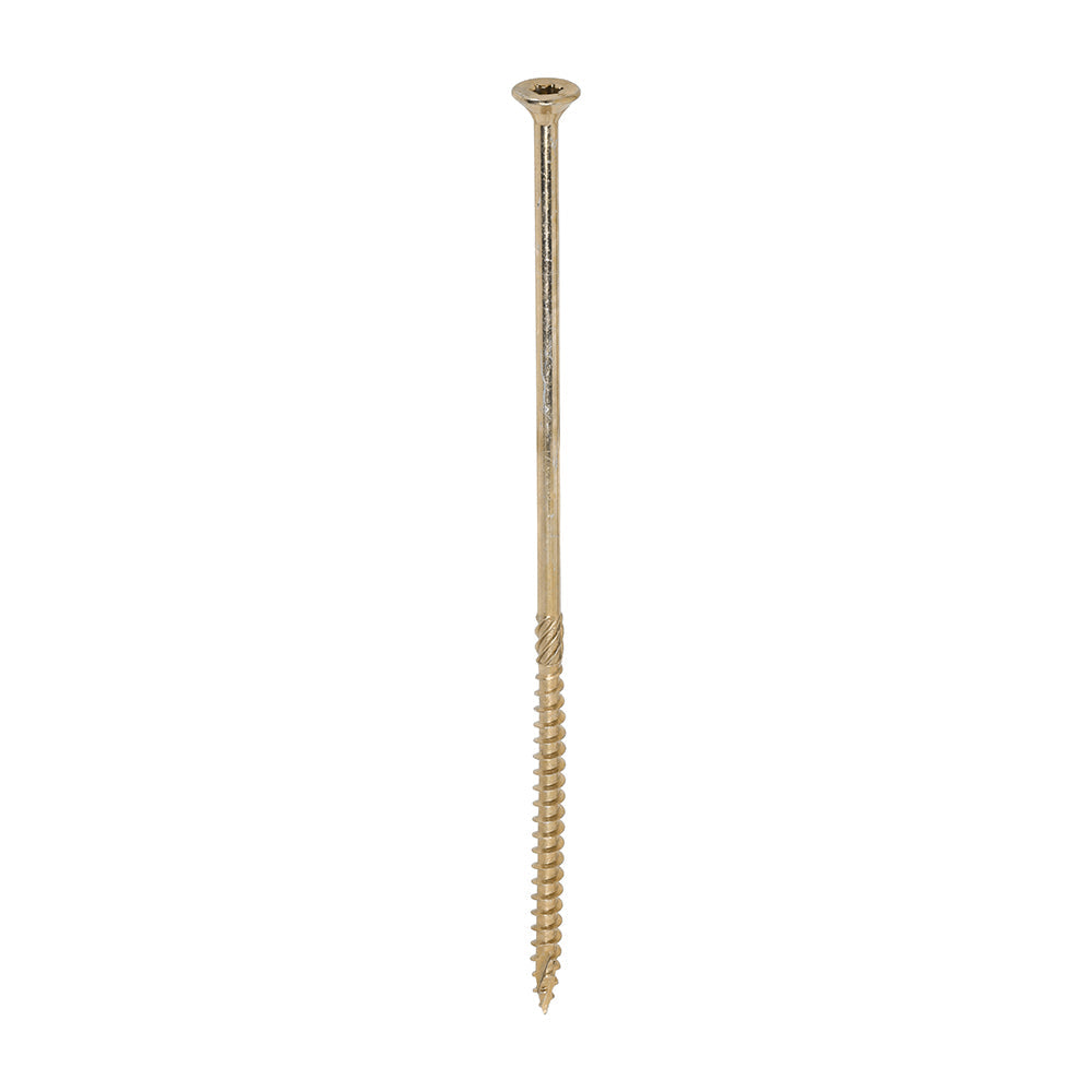 6.0 x 180 Timco Countersunk TX30 Clamp Fix C2 Woodscrews Yellow 60180C2C