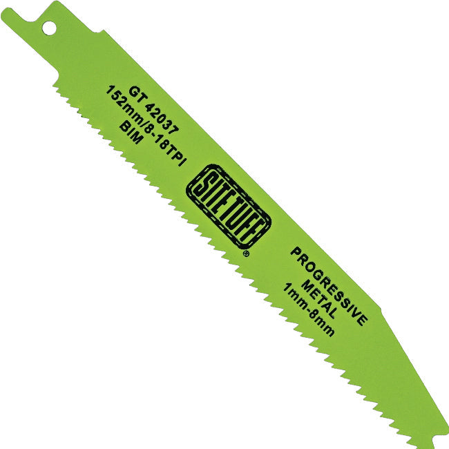 Site Tuff S123XF 8-18tpi 152mm Sabre Saw Blade (Pack of 5) GT42037