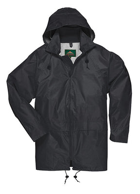 Large Black Portwest Classic Rain Jacket