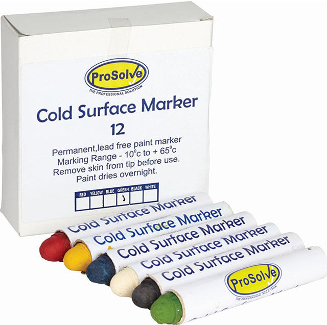 Prosolve Cold Surface Markers, Red (Box of 12)