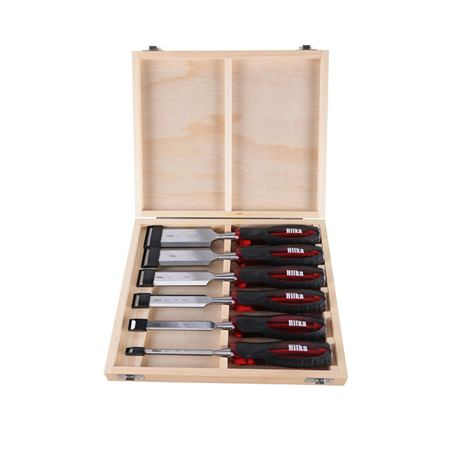 Hilka 6 Piece Wood Chisel Set 6, 12, 19, 25, 32mm 72909006
