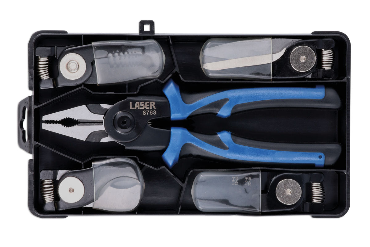 Laser 5-in-1 Interchangable Plier Set 8763