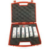 Rix 7 Piece Mag Cutter Set (2 x 14s, 2 x 18s, 2 x 22s & pilot pin)