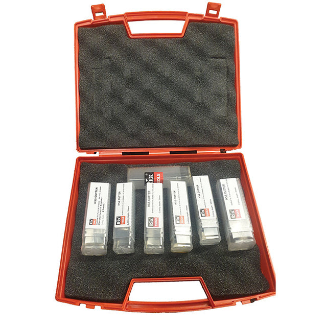 Rix 7 Piece Mag Cutter Set (2 x 14s, 2 x 18s, 2 x 22s & pilot pin)