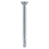 Timco 5.5 x 85mm Countersunk Self Drill Screws, Timber To Metal 1.2-3.0mm, Bright Zinc Plated, No3. Phillips Drive