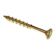 MDF-Tite 3.9 x 25mm Countersunk Pozi PZ2 Woodscrew, Net Coat Yellow. TFMT3925