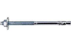 M16 x 400mm Through Bolt Steel Zinc
