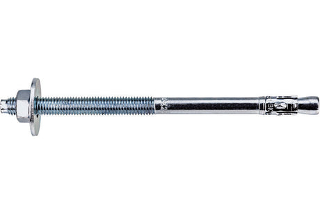 M16 x 400mm Through Bolt Steel Zinc