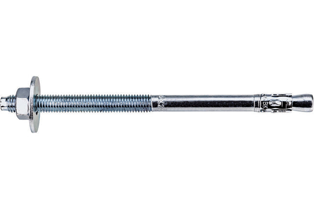 M16 x 400mm Through Bolt Steel Zinc