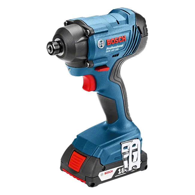 Bosch GDR 18V-160 Impact Driver with 2 x 2.0Ah Batteries in L-Boxx