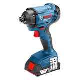Bosch GDR 18V-160 Impact Driver with 2 x 2.0Ah Batteries in L-Boxx