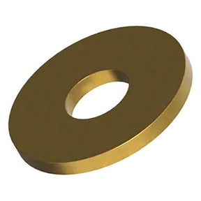 M12 (13x37x3mm) Form G DIN 9021 Flat Penney Mudguard Washer Brass, Self Colour