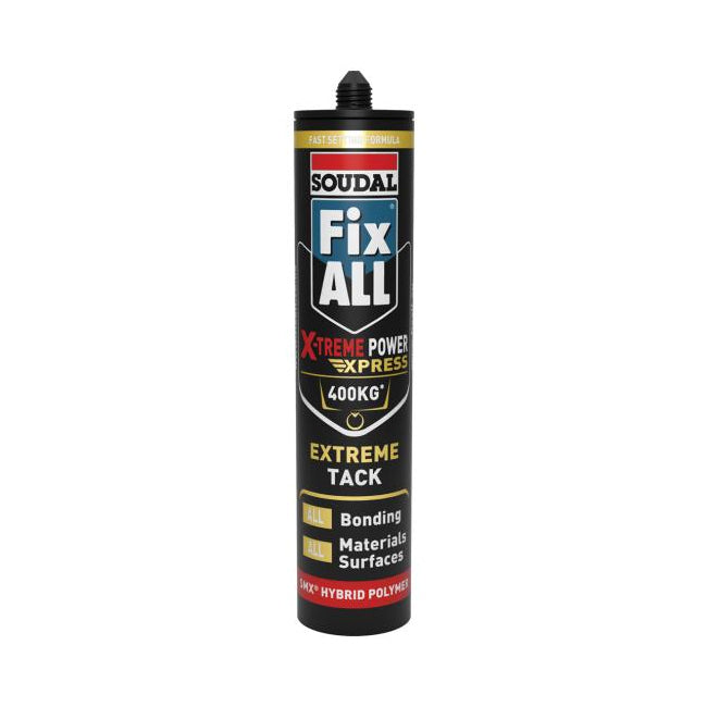 Soudal Fix All X-treme Power (Holds 400kgs per m2) Sealant White 290ml