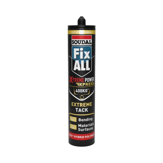 Soudal Fix All X-treme Power (Holds 400kgs per m2) Sealant White 290ml
