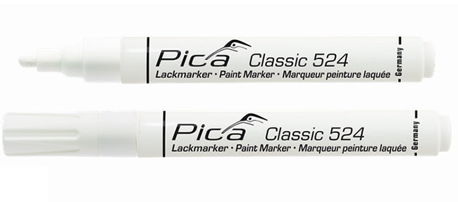 Pica 524/52 Paint Marker Round Tip 2-4mm White