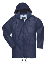 Large Navy Portwest Classic Rain Jacket
