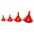Hilka 4 Piece Funnel Set 55, 75, 100 & 125mm 84808104