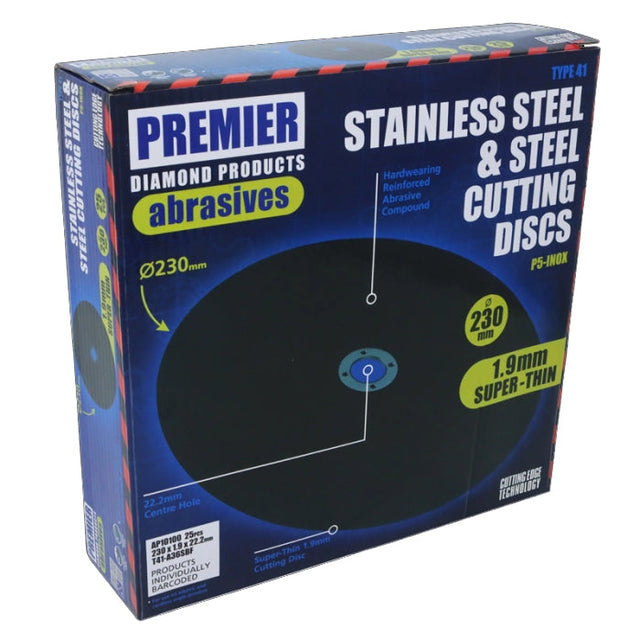 230 x 22 x 1.9mm PDP P5 Cutting Disc - Inox AP10100