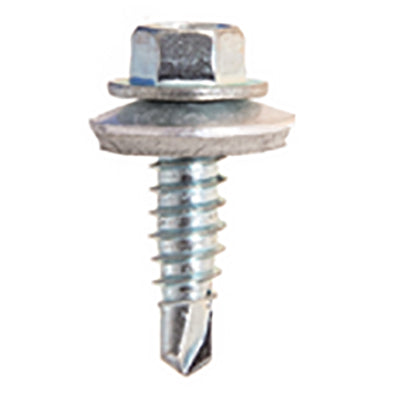 6.3 x 50mm 16mm Washer Hexagon Sticthing Screw 2.5mm Bi-Metal A2 BMTSFHR6.3-50.2