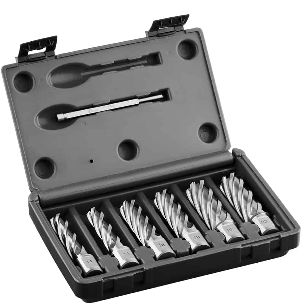 Euroboor HSS 6 Piece Long Cutter Set HCL.KIT
