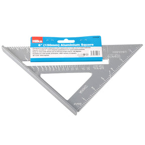 Hilka 6" (150mm) Carpenters Square Saw Guide Aluminium 75400306