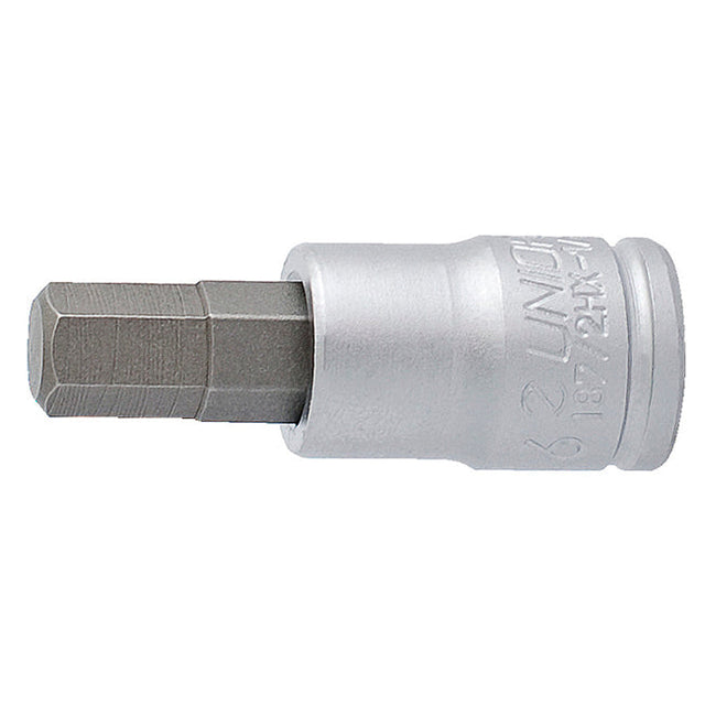 Unior 3mm Hexagon Bit Socket 1/4" Square Drive 607898