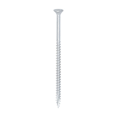 Timco 5.0 x 100 Countersunk Pozi Pz2, C2 Exterior Screws, Silver Organic
