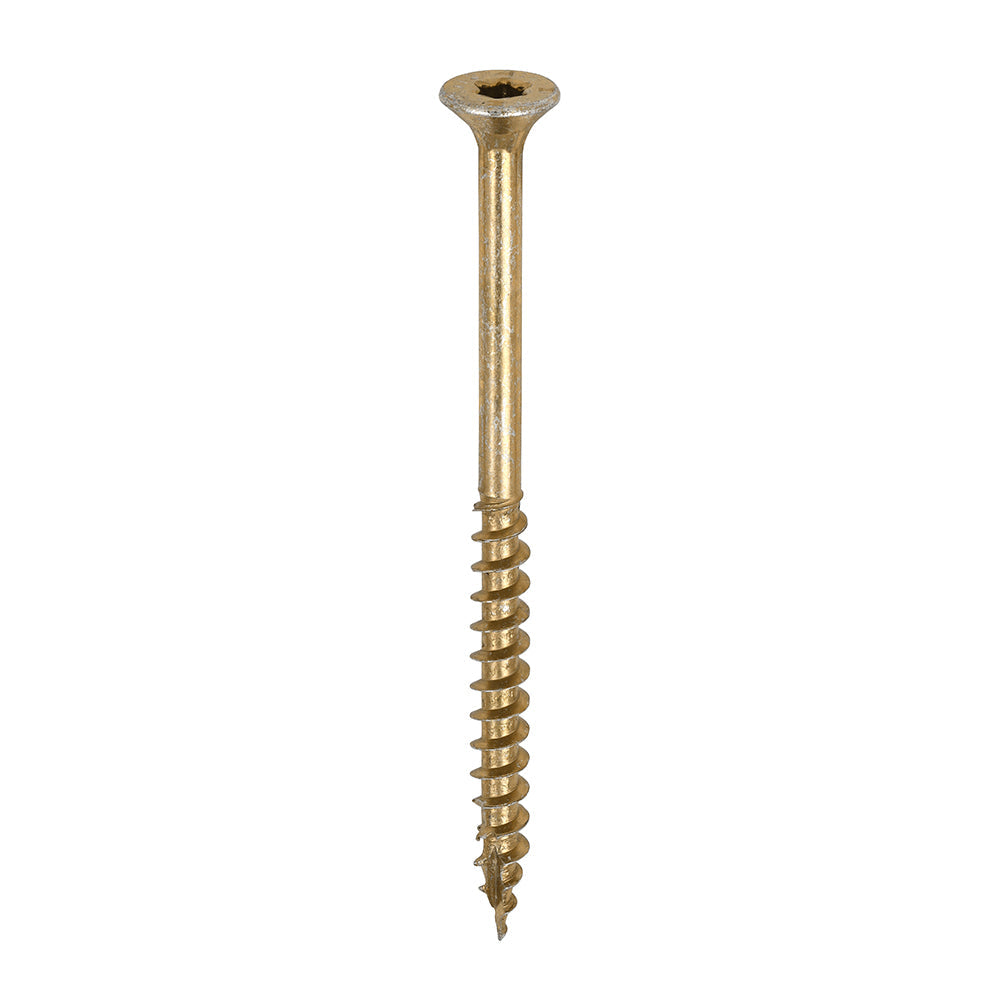 5.0 x 75 Timco Countersunk TX25 Clamp Fix C2 Woodscrews Yellow 50075C2C