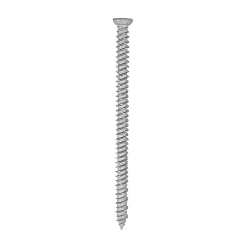 7.5 x 100mm Timco Countersunk Concrete Screw, Exterior - Silver, 100TCONR
