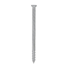7.5 x 100mm Timco Countersunk Concrete Screw, Exterior - Silver, 100TCONR