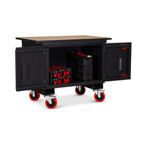 Armorgard Tuffbench Mobile Site Box with Wooden Top MBH12