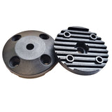Baseplate 44mm For M6 Bolt 4mm Screw Holes, Black