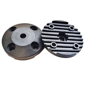 Baseplate 44mm For M6 Bolt 4mm Screw Holes, Black