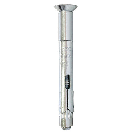 8mm x 45mm / 5 (M6) Countersunk Head Socket Sleeve Anchor, Zinc Plated