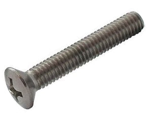 M4 x 25 Machine Screw, Raised Countersunk Pozi No.2 Stainless Steel A2 (304)