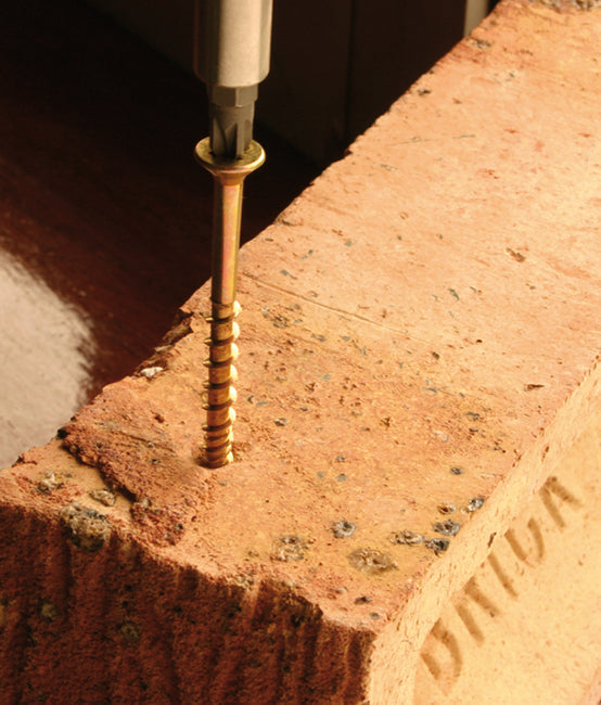 Screw-Tite 4.5 x 75mm Countersunk Pozi PZ2, All Purpose Screw, Net Coat Yellow. TFST04575