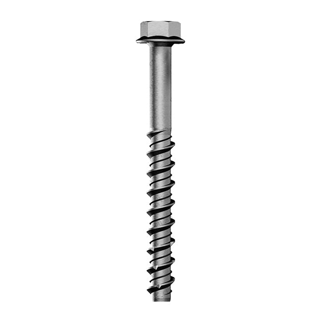 M8 x 60 Flange Hexagon Head Concrete Masonry Screw Bolt Anchor, Stainless Steel A4