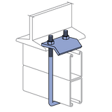 124-164mm Extra Deep Unistrut P2787 Beam Clamp HDG SC852