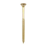 6.0 x 150 Timco C2 Strong Fix Premium Woodscrew, Countersunk Pozi Pz3, Steel Zinc / Yellow Plated 60150C2