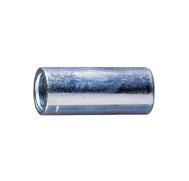 M10 x 30 x 13mm Round Studding Connectors, Bright Zinc Plated